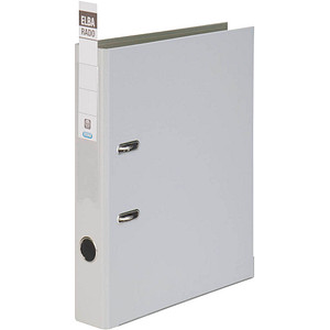 ELBA rado plast Ordner grau Kunststoff 5,0 cm DIN A4 ELBA rado plast Ordner grau Kunststoff 5,0 cm DIN A4