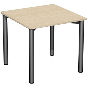 4038933068695 - Speed Office Schreibtisch Rechteckig Ahorn 800 (B) x 800 (T) x 720 (H) mm MFC (Melaminbeschichtete Spanplatte)