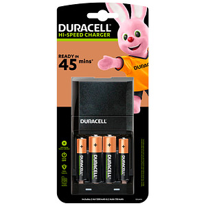 DURACELL Hi-Speed Akku-Schnellladegerät inkl. Akkus