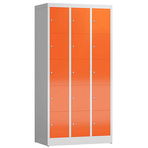 4061815857377 - Schließfachschrank ClassiX feuerrot lichtgrau X-520534 15 Schließfächer 870 x 500 x 1800 cm 4061815857377 LÜLLMANN 4061815857377 - Schließfachschrank ClassiX feuerrot lichtgrau X-520534 15 Schließfächer 870 x 500 x 1800 cm 4061815857377 LÜLLMANN
