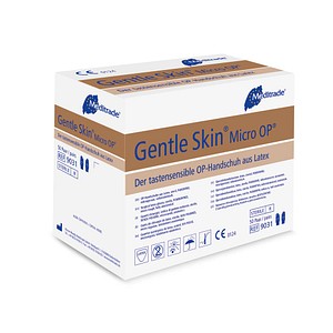 4250016460633 - unisex OP-Handschuhe Gentle Skin Micro braun Größe 8 50 Paar 4250016460633 50 Paar