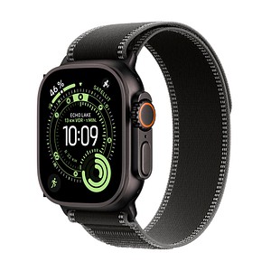 0195950610611 - Apple Watch Ultra 3 GPS + Cellular 49mm Schwarz Titanium Case mit Schwarz Kohlegrau Trail Loop - M L