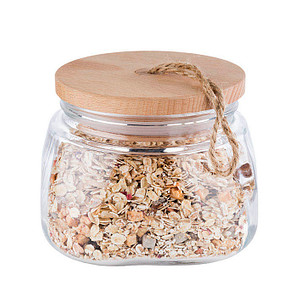 4004133822559 - Vorratsglas Lebensmittelaufbewahrungsbehälter Gr H 14 cm farblos (transparent) Vorratsgläser vielseitig einsetzbar für Kekse Zucker Mehl Müsli usw