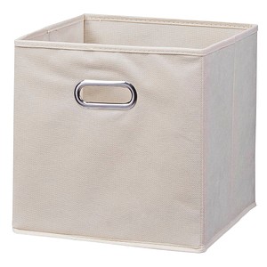 4003368141114 - Vlies Aufbewahrungsbox Faltbare Box mit metallverstärkten Griffen an Vorder- und Rückseite Farbe Beige 4003368141114 - Vlies Aufbewahrungsbox Faltbare Box mit metallverstärkten Griffen an Vorder- und Rückseite Farbe Beige