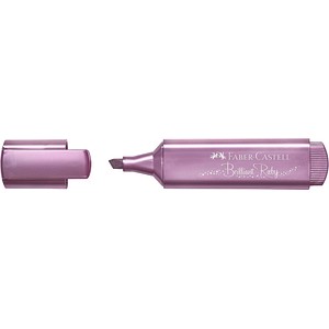 4005401546917 - Textmarker TL 46 Metallic 3 Strichstärken 1 2 5 mm Tinte auf Wasserbasis 10 Stück rubin