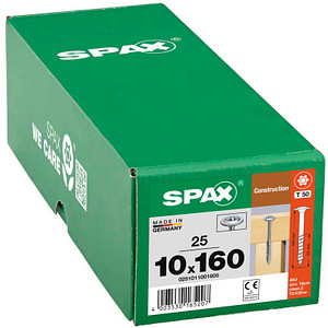 SPAX® Holzbauschrauben T40 Tellerkopf WIROX 160mm  x 10 mm, 25 St.