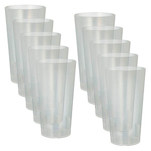 4002911930229 - Trinkbecher Papstar Mehrweg 04 l Ø 75 mm mit Füllstrich & Stapelkante unzerbrechlich spülmaschinengeeignet r PP transluzent 10 Stück 4002911930229 - Trinkbecher Papstar Mehrweg 04 l Ø 75 mm mit Füllstrich & Stapelkante unzerbrechlich spülmaschinengeeignet r PP transluzent 10 Stück