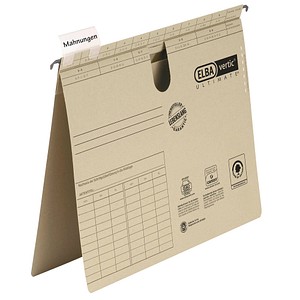 50 ELBA Hängehefter vertic ULTIMATE Karton naturbraun DIN A4