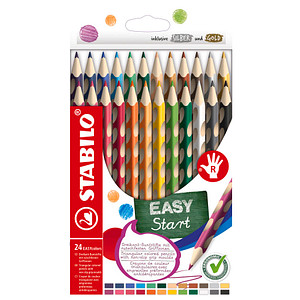 STABILO EASYcolors R Buntstifte farbsortiert, 24 St.