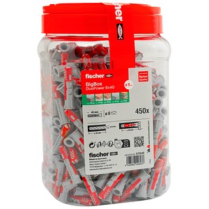 4048962506037 - fischer BigBox - DuoPower 8x40 570549 Universaldübel-Sortiment Ø 8 mm x 40 mm 450 Stück