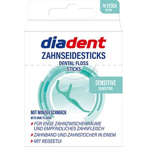 diadent SENSITIVE Sticks Zahnseide 70 St.