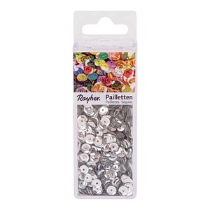 4006166602634 - Streu-Pailletten silber gewölbt Ø 60 mm 4000 St 4006166602634 - Streu-Pailletten silber gewölbt Ø 60 mm 4000 St