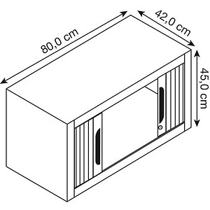 4062084586562 - Aufsatzaktenschrank 3261-00 Kunststoff Stahl abschließbar 80 x 45 x 42 cm keine Fachböden weiß 4062084586562 C+P-Möbel 4062084586562 - Aufsatzaktenschrank 3261-00 Kunststoff Stahl abschließbar 80 x 45 x 42 cm keine Fachböden weiß 4062084586562 C+P-Möbel