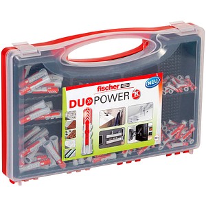 4048962245639 - fischer RED-BOX - DuoPower 2K 535973 Universaldübel-Sortiment Ø 5 6 8 10 mm 25 30 40 50 mm 280 Stück