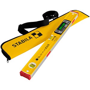 TECH 196M DL 19823 Digitale Wasserwaage mit Magnet mit Rutschstopper inkl Tasche 61 cm 05 mm m