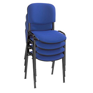 5901747021318 - Besucherstuhl Iso Visitor blau schwarz ohne Armlehnen 4-Fuß-Gestell 5901747021318 4 Stück 5901747021318 - Besucherstuhl Iso Visitor blau schwarz ohne Armlehnen 4-Fuß-Gestell 5901747021318 4 Stück