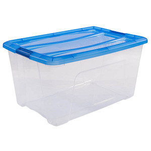 8716382166587 - Aufbewahrungsbox Clear NTB 6296 außen 395x575x305cm Polypropylen transparent blau 8716382166587 IRIS Ohyama