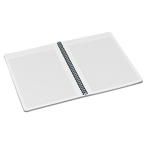 4002432112586 - Collegeblock 4647-00-25 Office Muster kariert   kariert Rand beidseitig A4 90g grau 90 Blatt 4002432112586 Leitz