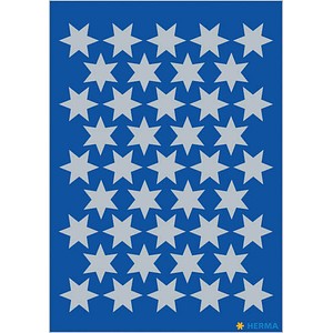 HERMA Aufkleber 3922 Sterne, silber, 123 Etiketten