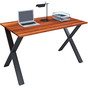 Lona Schreibtisch nussbaum rechteckig