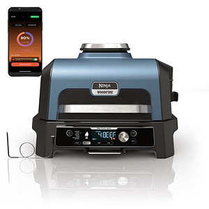 NINJA® Elektrogrill Woodfire Pro Connect XL OG901EU Grill 1700 W schwarz/blau - Image 12