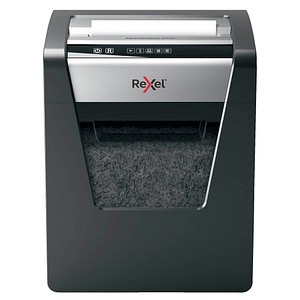 AKTION: Rexel Momentum X415 Aktenvernichter mit Partikelschnitt P-4, 4 x 40 mm, bis 15 Blatt, schwarz mit 15 Euro CashBack
