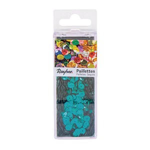 4006166602610 - Streu-Pailletten jade gewölbt Ø 60 mm 4000 St