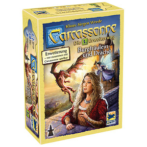 4015566018280 - Carcassonne - Burgfräulein und Drachen (Erweiterung) Brettspiel 4015566018280 asmodee 4015566018280 - Carcassonne - Burgfräulein und Drachen (Erweiterung) Brettspiel 4015566018280 asmodee