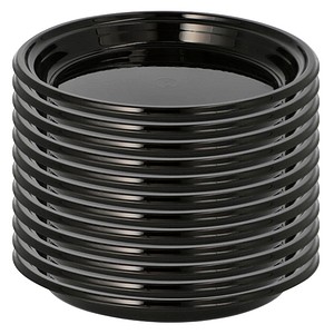 4031222145220 - Teller Circulware by Havel Mehrweg rund ungeteilt mikrowellen- & spülmaschinengeeignet recycelbar Ø 220 x H 26 mm PP schwarz 12 Stück 4031222145220 - Teller Circulware by Havel Mehrweg rund ungeteilt mikrowellen- & spülmaschinengeeignet recycelbar Ø 220 x H 26 mm PP schwarz 12 Stück