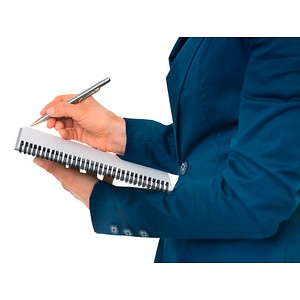 4002432112517 - Collegeblock 4498-00-85 Office Muster kariert   kariert Rand beidseitig A5 90g grau 90 Blatt 4002432112517 Leitz