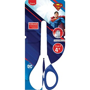 maped Kinderschere SUPERMAN blau mit Superman-Design 13,0 cm