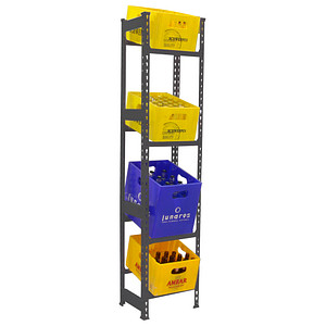 8425437129681 - Getränkekistenregal SIMONBOTTLE 4 8425437129681 anthrazit 400 x 300 x 2000 cm 8425437129681 Simonrack