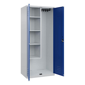CP Putzmittelschrank Classic PLUS 080100-02 S10003 enzianblau, lichtgrau 80,0 x 50,0 x 185,0 cm, aufgebaut, 1 St.