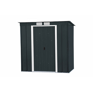 0638801500230 - Duramaxx Metallgerätehaus Pent Roof Eco 6x4 2031 x 1236 x 176 cm 0638801500230 - Duramaxx Metallgerätehaus Pent Roof Eco 6x4 2031 x 1236 x 176 cm