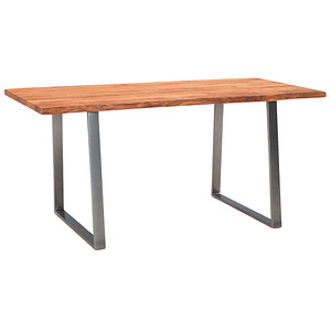 4251757721076 - WOHNLING Esstisch akazie rechteckig Trapez-Gestell chrom 1200 x 600 x 760 cm 4251757721076 - WOHNLING Esstisch akazie rechteckig Trapez-Gestell chrom 1200 x 600 x 760 cm