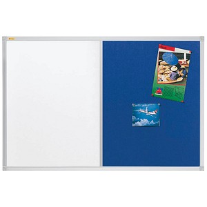 Whiteboard-Pinnwand X-tra!Line 60,0 x 45,0 cm Textil blau