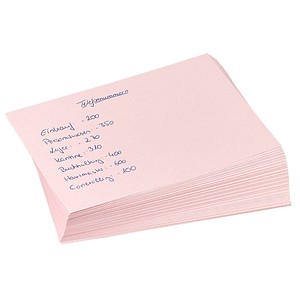 100 RNK-Verlag Karteikarten DIN A6 rosa blanko