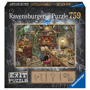 Ravensburger EXIT PUZZLE Hexenküche Puzzle, 759 Teile