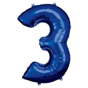 0194099010757 - Luftballons Zahl 3 blau 0194099010757 amscan 0194099010757 - Luftballons Zahl 3 blau 0194099010757 amscan