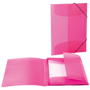 3 HERMA Sammelmappen DIN A4 pink transparent