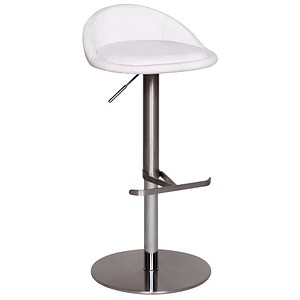 4250739288613 - Barhocker Durable M1 Edelstahl gebürstet Weiß
