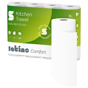 4000735231409 - Küchenrollen Comfort 167059 2-lagig weiß Rolle à 64 Blatt 4000735231409 4 Stück 4000735231409 - Küchenrollen Comfort 167059 2-lagig weiß Rolle à 64 Blatt 4000735231409 4 Stück