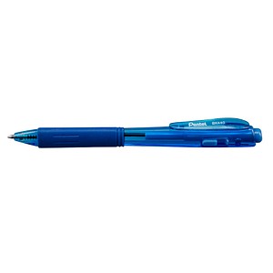 Pentel Kugelschreiber BK440 hellblau/transparent, Schreibfarbe: hellblau, 1 St.