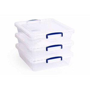 5060456652067 - Really Useful Box Aufbewahrungsbox 105 l Transparent Kunststoff 383 x 46 x 113 cm 3 Stück