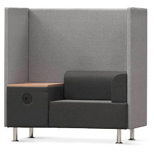 rocada Besprechungsecke Soft Seating schwarz, grau grau Stoff