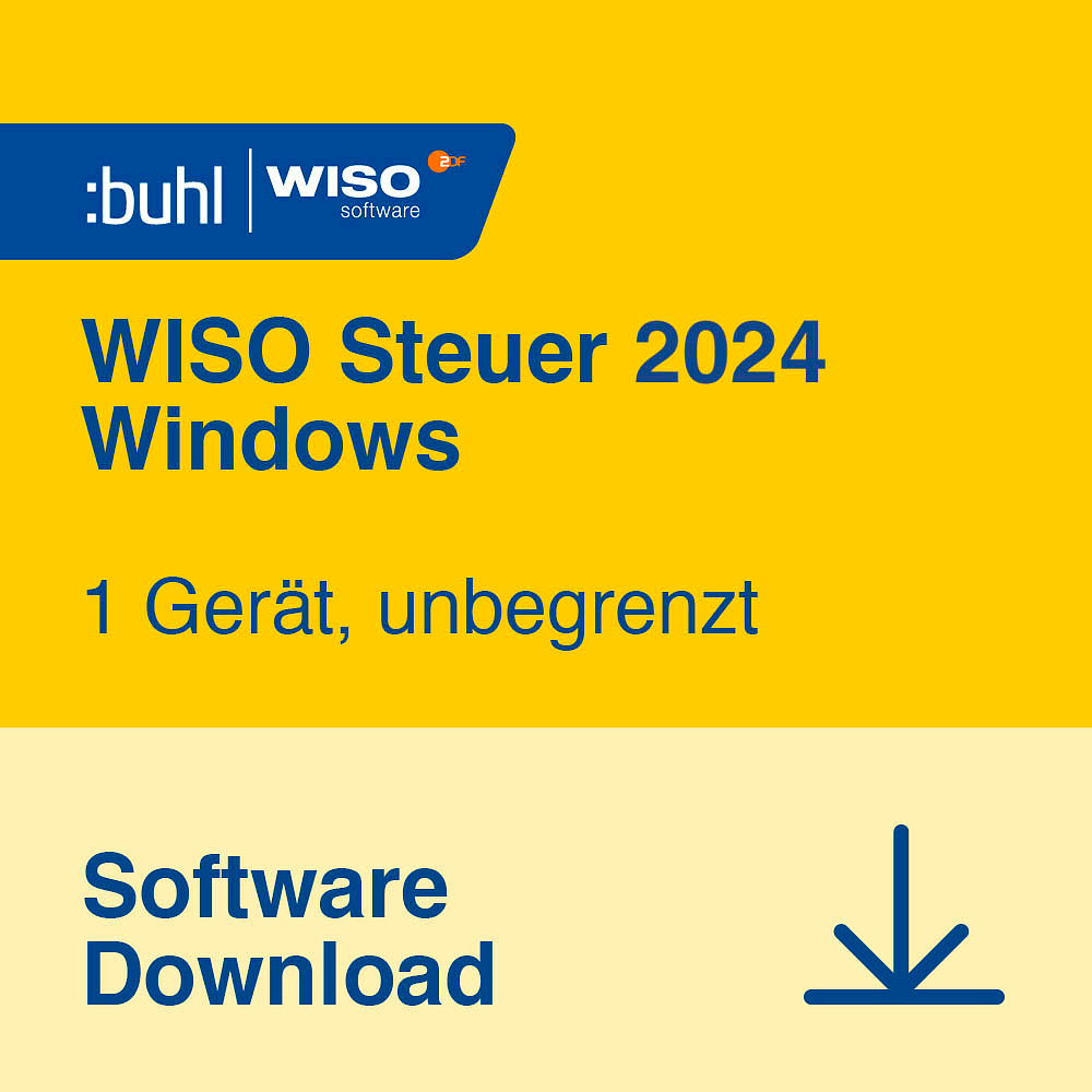 WISO Steuer 2024 (für das Steuerjahr 2023) Software Vollversion