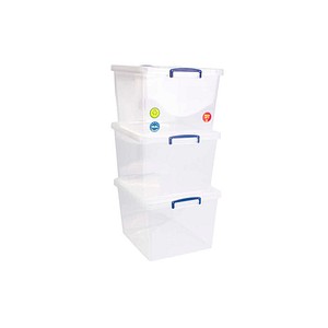 5060456652081 - Really Useful Box Aufbewahrungsbox 335 l Transparent Kunststoff 383 x 46 x 285 cm 3 Stück
