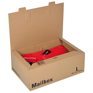 4033657964162 - ColomPac Mail-Box Versandkarton L Braun 395 (B) x 250 (T) x 140 (H) mm 15 Stück 4033657964162 - ColomPac Mail-Box Versandkarton L Braun 395 (B) x 250 (T) x 140 (H) mm 15 Stück