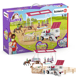 Image of Schleich Horse Club 72140 Fitness Check vor dem großen Turnier Bauset ab 5 Jahren