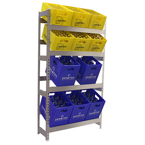 8425437119545 - Getränkekistenregal SIMONBOTTLE 4 8425437119545 silber 1000 x 300 x 2000 cm 8425437119545 Simonrack